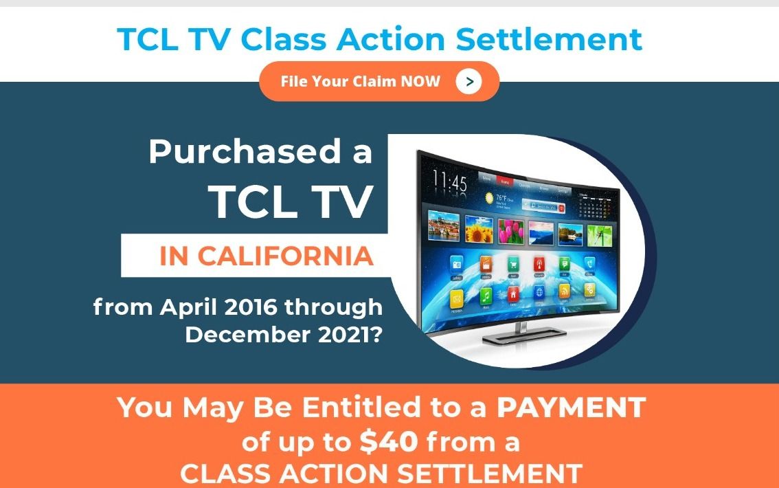 📺TCL® agreed to a $2.9 million settlement over it's TV false advertising claims.